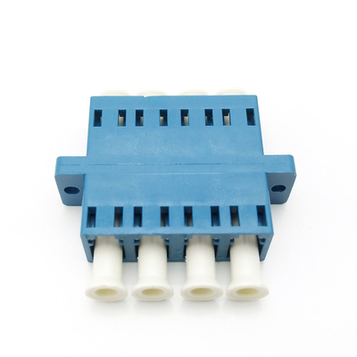 Flange Type Singlemode LC UPC Quad Fiber Optic Coupler