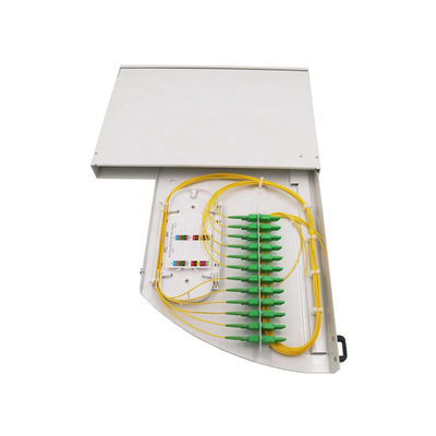 Rotary Fiber Optic 24 Port SC APC Rack Mount Patch Panels
