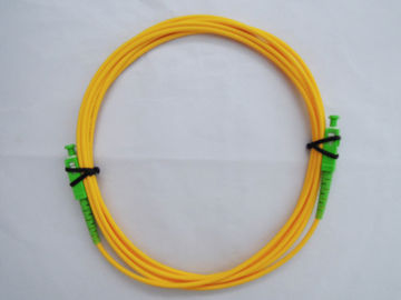 High dense connection, easy for operation SC APC Fiber Optic Patch Cord for FTTX + LAN