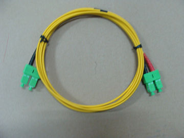 Singlemode Duplex 3.0 Optical Fiber Patch Cord SC/APC to SC/APC with LSZH Cable