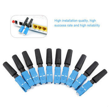 Fiber Optic Fast Connector SC APC UPC Quick Connector For FTTH Drop ...