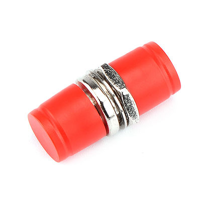 Red Small D Optical Fiber Adapter FC Singlemode UPC Round Type