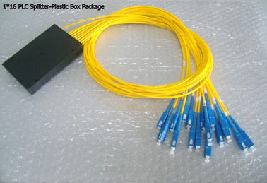 1x16 PLC SC/APC ABS packing Fiber Optic Splitter applied in FTTX networks