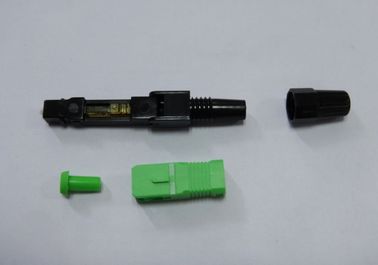 SC/APC quick assembly Fiber Optics Connector has easy assembly andexcellent stability