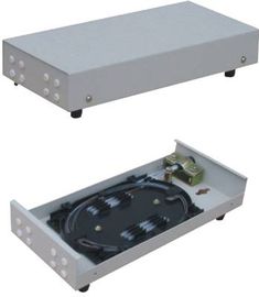 Cold Steel 12 port Wall Fiber Optic Terminal Box, SC adapter and pigtail 330 * 183 * 70mm