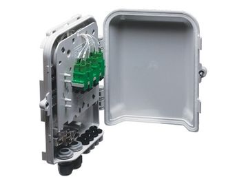 8 Port Fiber Distribution Box Mechanical Splice With 2 Inlet Ports