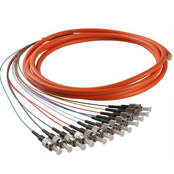LSZH PVC, OM1, OM2 or OM3 LC PC MM SX 0.9mm Fiber Optic Pigtails for
